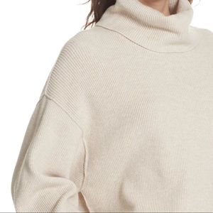 Free People Softly Structured Knit Tunic - Oatmeal